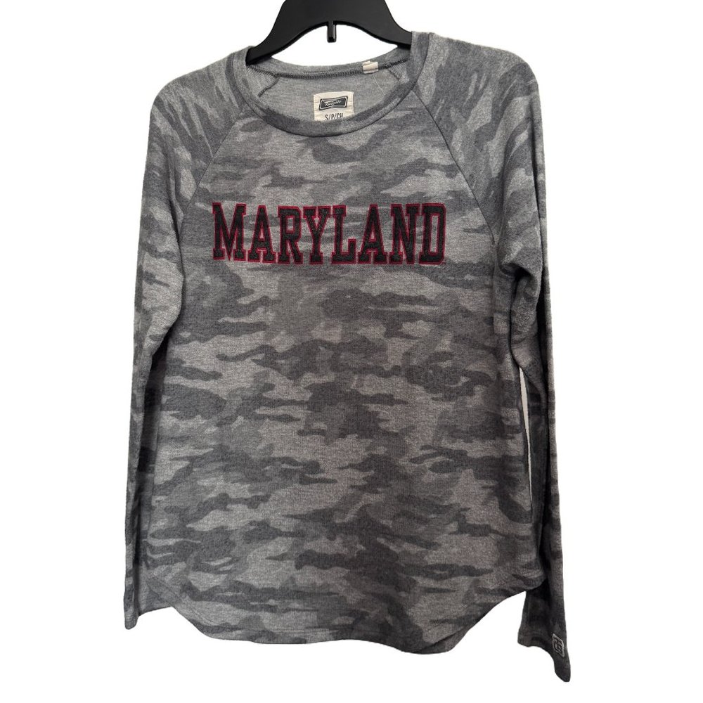 University of Maryland College Park Terrapins Camo Tailgate Sweatshirt, Small